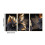 Abstract Gold & Black Leaf Wall Hanging 3