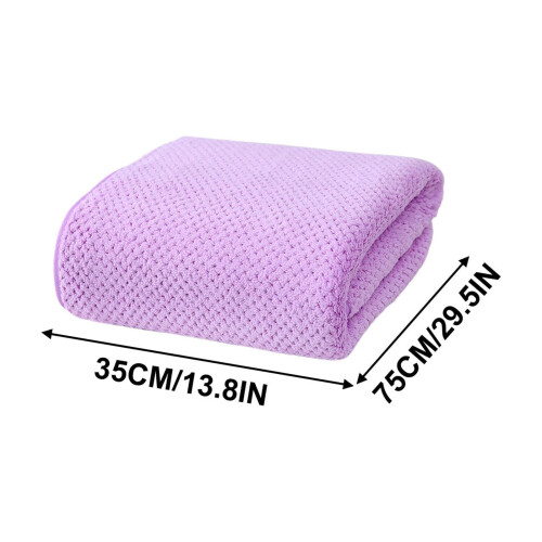 Serviette polaire violette 30 x 14 pouces 1