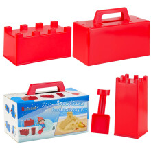 BeneFine Schneeburg Bausteine, Schneebrick Maker, Sandburgschimmel, Spielzeug für Kinder, 4 Teile