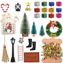 39 Piezas Miniaturas para Decorar Casa de Muñecas Accesorios