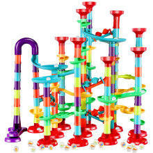 197 Teile Marmorbahn, Marmor Maze Spielbausteine für Kinder, Marmor Rennset, Lernspielzeug Geschenk