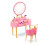 Our Generation Our Generation - Set Vanity Rosa e Sedia - Trucco e Specchio - Accessori per Bambole 18" 1