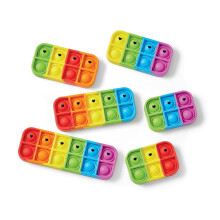 hand2mind Elkonin Box Sensory Bubble Poppers, Phonemic Awareness, Phonics Manipulatives, Science of Reading Classroom Materials, Speech Therapy Toys,