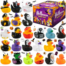 JOYIN 24 Stuks Halloween Eendjes Bad Speelgoed, Halloween Rubber Eenden voor Feestjes