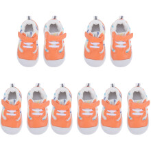 5Paare Komfortable Babyschuhe Orange PP Für Zuhause