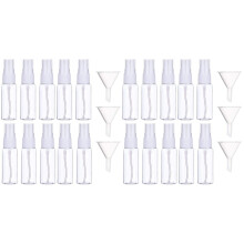 20Pièces Flacons Transparent Reutilisables Pour Et Voyage