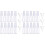 20Pièces Flacons Transparent Reutilisables Pour Et Voyage 1