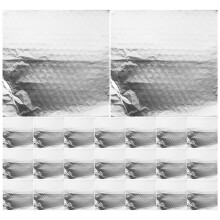 100Pcs Heat Retaining Aluminum Foil Food Wrapping Papers for Burgers