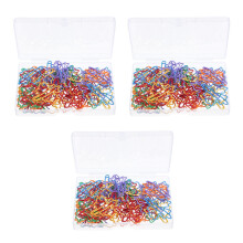 150Pcs Multi Colored Leaf Shaped Paper Clips Metal Clips for Documents