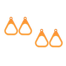 4Pcs Portable Rings for Men Fitness and Triangle Swing