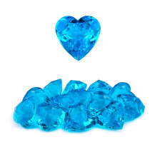 Niceup 30pcs Hart Edelstenen Diamant Duik Speelgoed 1.57in Kleine Kristal 3D Edelstenen Hartvorm