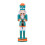 FOCO NFL Miami Dolphins Team Logo 14" Holiday NutcrackerTeam Logo 14" Holiday Nutcracker, Version 2, One Size 1