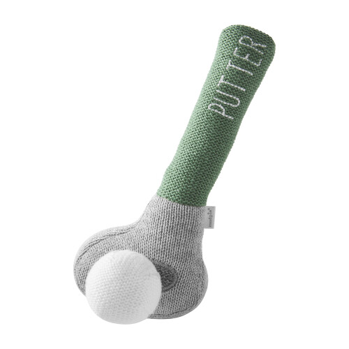 Mud Pie Kinder Geschenk Strick Rassel, Grüner Putter