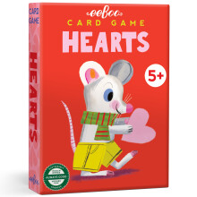 eeBoo: Herz-Kartenspiel - Klassisches Spiel für Kinder & Familie, ab 5 Jahren