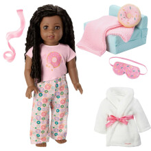 Muñeca American Girl #123 de 18 pulgadas y conjunto de pijamas Donut Dreams