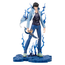 Total Anime Jinwoo - 23 cm Verzamelfiguur met Milieu Basis en Premium