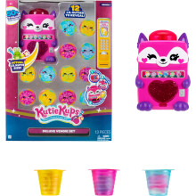 KUTIE KUPS - 4" Foxy Vending Machine Kutie met (12) Kups met Verrassingsfiguren - Leeftijd 5+