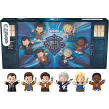LITTLE PEOPLE COLLECTOR Doctor Who TV Special Edition Set för Vuxna & Fans, 6 Figurer i Displayförpackning