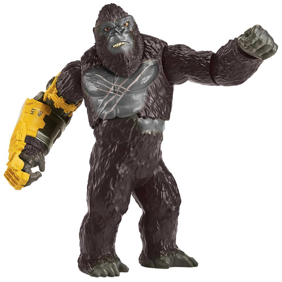 Photos - Action Figures / Transformers Godzilla X Kong 11" Giant Kong Roll N Battle Punch 35922