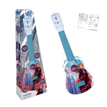 Lexibook, Frozen, Mijn Eerste Gitaar voor Kinderen, 6 Nylon Snaren, 21" Lang, Inclusief Gids, Blauw, K200FZ