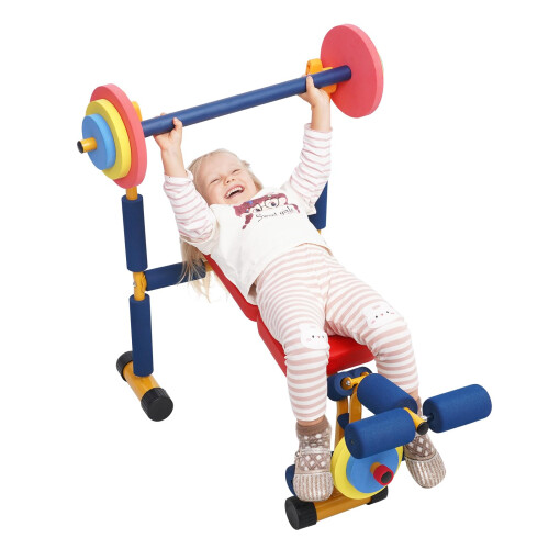 Barns Träningsutrustning Barns Viktbänk Set Inomhus Gym Lekutrustning