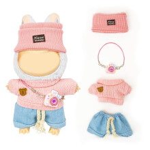 Kleding voor Lububu 17cm Poppen (Geen Pop) voor Lububu Pop Outfits met Accessoires