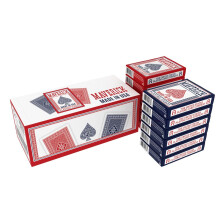 Maverick Spielkarten 12er Pack, Hergestellt in den USA, Standard Index, Rote und Blaue Decks