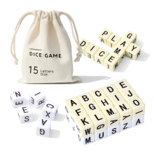 COHHFWPD Crossword Dice Spel | Verbeterde Editie | Woord Dice 2set - 30 Grote Letters