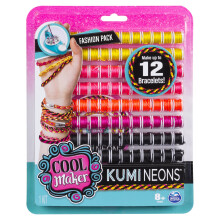 Cool Maker - KumiNeons Fashion Pack, für bis zu 12 Armbänder mit KumiKreator, ab 8 Jahren