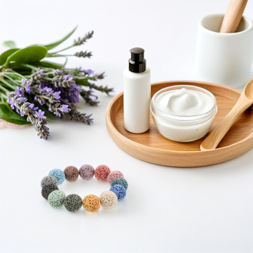 26Pcs Portable Volcanic Stone Essential Oil Passive Diffuser for Decor 2
