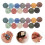 26Pcs Portable Volcanic Stone Essential Oil Passive Diffuser for Decor 6