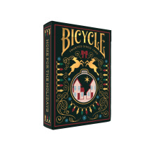 Bicycle Home for die Feiertage Sammler Standard 52 Karten, Pokergröße, Stiefelgeschenke, Familien- & Kinderkartenspielabend