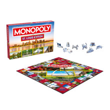 Monopoly Board Game St Louis MO Edition : 2-6 Players Family Board Games for Kids and Adults, Board Games for Kids 8 and up, for Kids and Adults, Idea