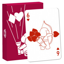 YOCEAN 2 Decks Katzenspielkarten, 54 verschiedene Muster, Katzenkarten, Pokerkarten, 3.5 4.5 Zoll (Rosa)