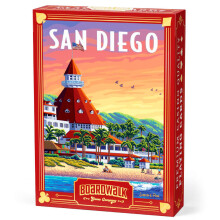 Boardwalk Puzzles Premium Featherlight Spielkarten, Themendeck für Zuhause und Reisen | San Diego
