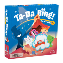 Blue Orange Ta-Da Bing! Wooden Toy Magic Scarf Memory Game | Preschool Learning for Kids | Dexterity and Shape Recognition | Ages 4+ | Family Board Ga