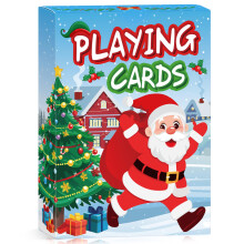 Weihnachts-Spielkarten, Pokerkarten, Standardindex, Familienspiele für den Spieleabend