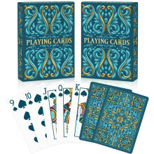 Jeux de Cartes, Paquet de 2, Cartes Standard pour Adultes, Set de Poker Premium, Cartes pour Blackjack, Euchre, Canasta, Fa
