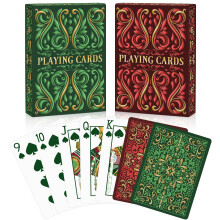 Wkchxd Spielkarten, 2er Pack Standard Spielkarten für Erwachsene, Premium Poker Karten Set
