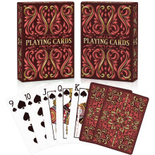 Jeux de Cartes, Paquet de 2, Cartes Standard pour Adultes, Ensemble de Poker Premium, Cartes pour Blackjack, Euchre, Canasta