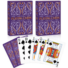 Wkchxd Cartes à Jouer 2 Pack, Jeu de Cartes Standard pour Adultes, Set de Poker Premium, Cartes pour Blackjack, Euchre, Canasta