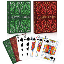 Wkchxd Cartes à Jouer 2 Pack, Jeu de Cartes Standard pour Adultes, Set de Poker de Qualité