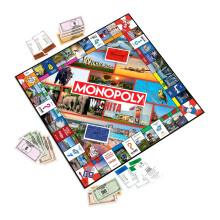 Monopoly Bordspel - Wichita, KS Editie: 2-6 Spelers Gezinsbordspellen voor Kinderen en Volwassenen
