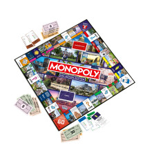 Monopoly Bordspel - Des Moines, IA Editie: 2-6 Spelers Gezelschapsspellen voor Kinderen en Volwassenen