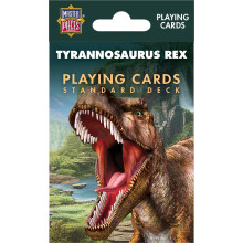 Masterpieces T-Rex Spielkarten Deck - Dinosaurier-Themen 54 Karten, Einzigartige T-Rex Bildkarten & Joker