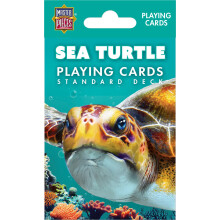 Masterpieces Meeresschildkröte Spielkarten Deck - Tiermotiv 54 Karten, Einzigartige Schildkröten Bildkarten & Joker