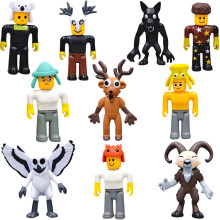 Lemoneon 99 Nachten in Het Bos Actiefiguren Speelgoed 10 Stuks - Hert Uil Wolf Ram en Meer