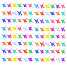 SPRMUD 96 PCS Mini Acryl Draaitoppen Speelgoed, Kleurrijke Duurzame Kleine Tops voor Feest/School