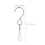 8Pcs Silver Swivel Hooks for Wind Spinner and Patio Hanging 2
