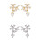 Boucles d'oreilles diamantées pour écouteurs, Design de-Or 2